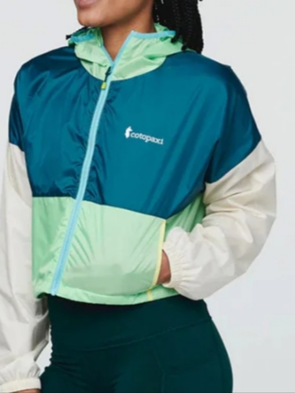 cotopaxi Teca Windbreaker Colorblock Cropped Jacket - Picture 5 of 5